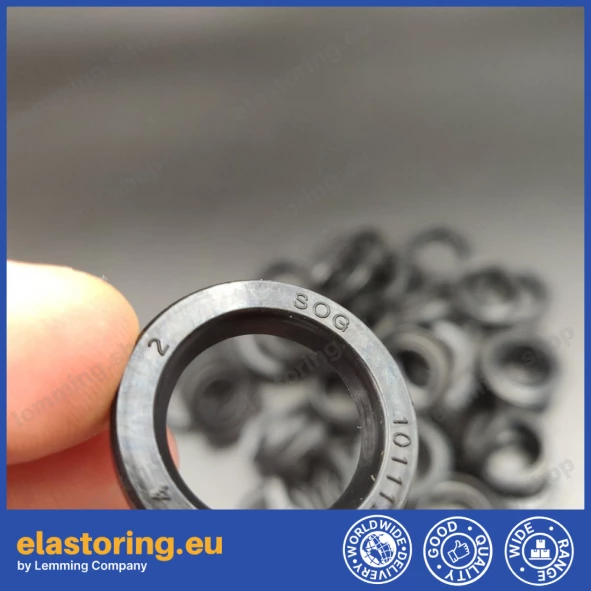 Oil seal 6x10x2 VC FPM Oil seal 6x10x2 VC FPM